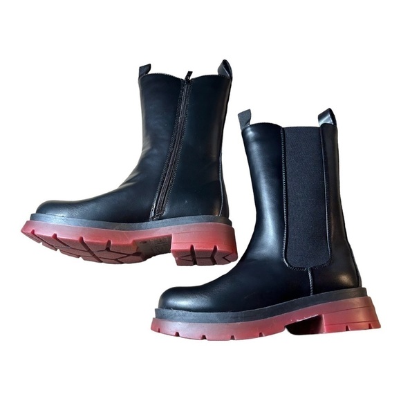 Forever 21 Faux Leather Chelsea Boots - Picture 6 of 14